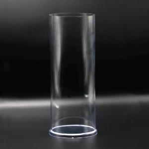 투명한 플라스틱 원통-바닥일체형