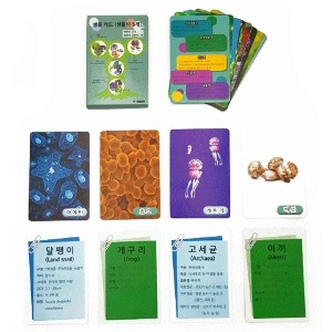 생물카드, 생물사진카드(25종, 학생용)-생물의5계카드