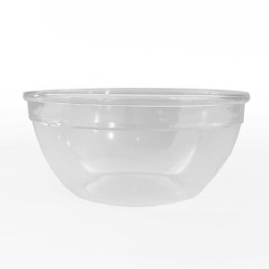 원형 플라스틱 그릇(투명)